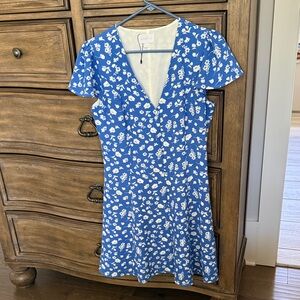 Sugarlips Blue Floral Dress